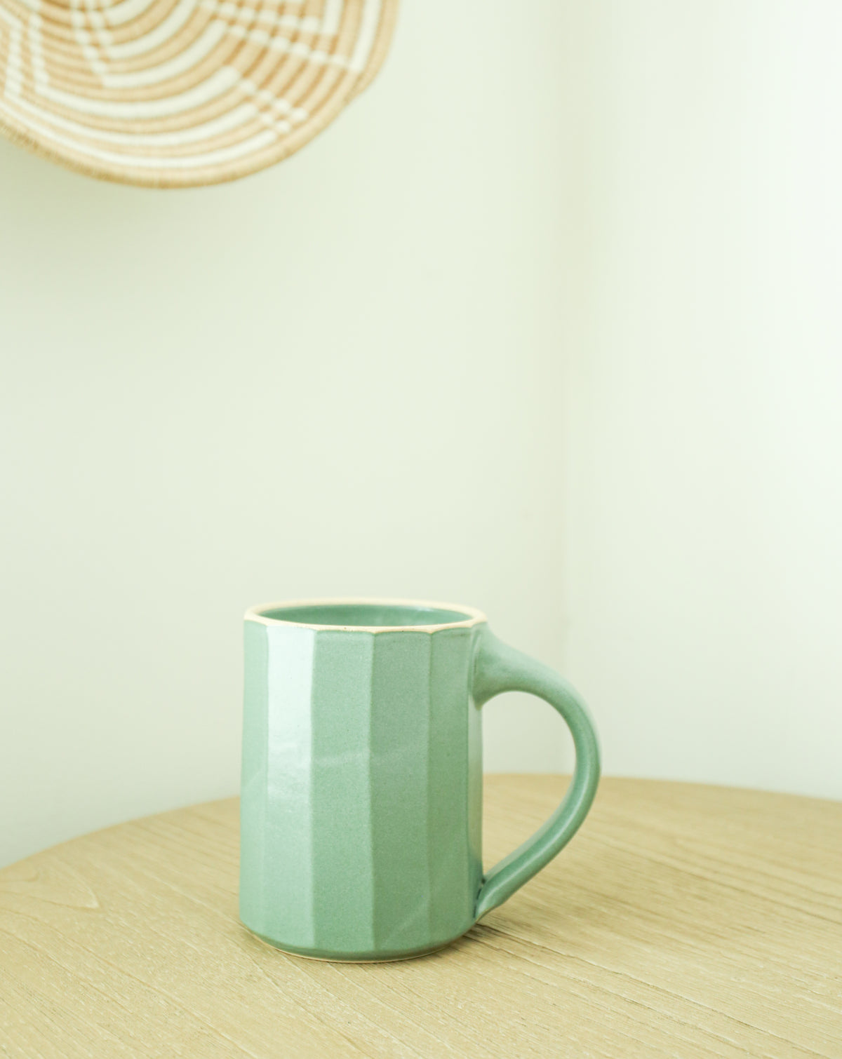 Faceted Mug in Agave