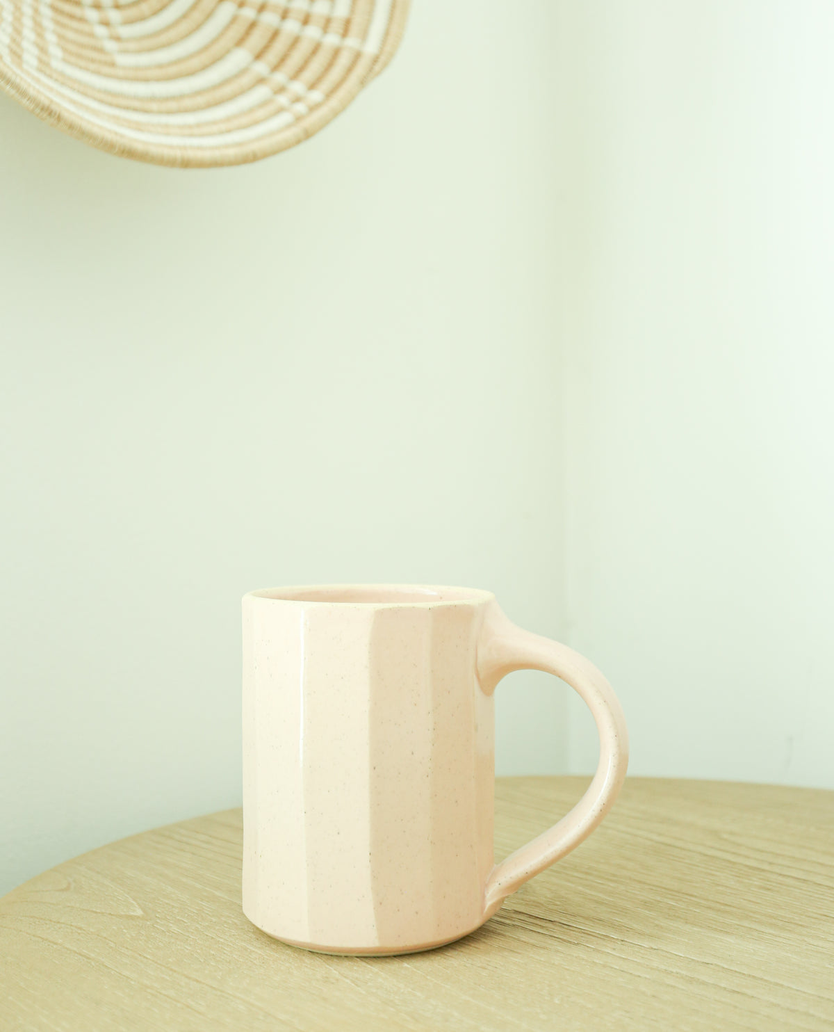 Faceted Mug in Prickly Pear