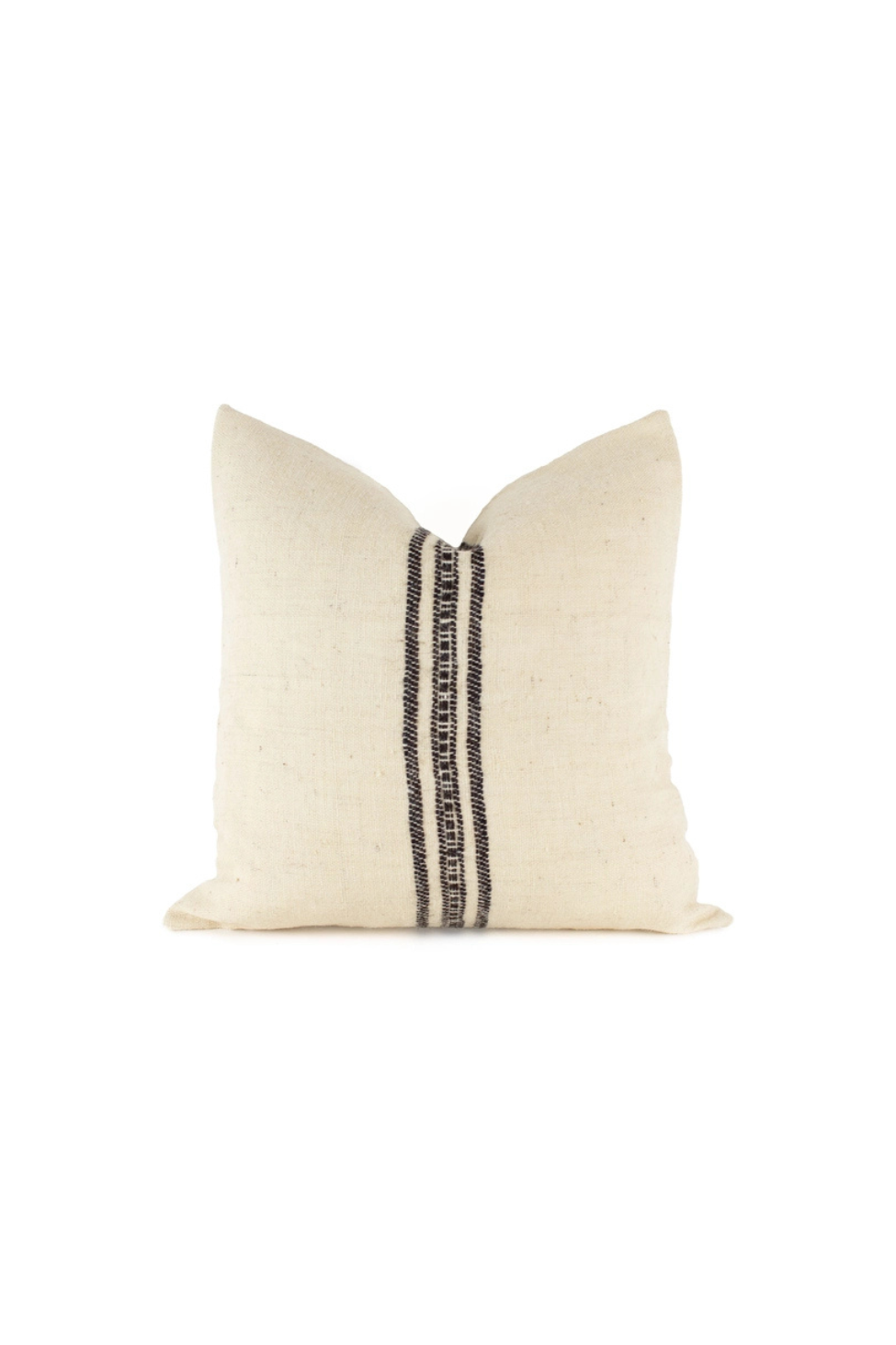 White Pillow Cover on White Background