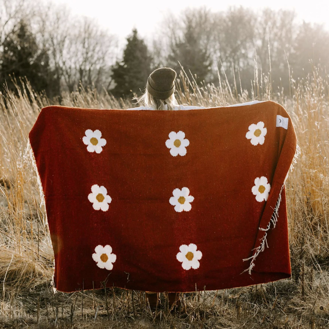 Lazy Daisy Blanket