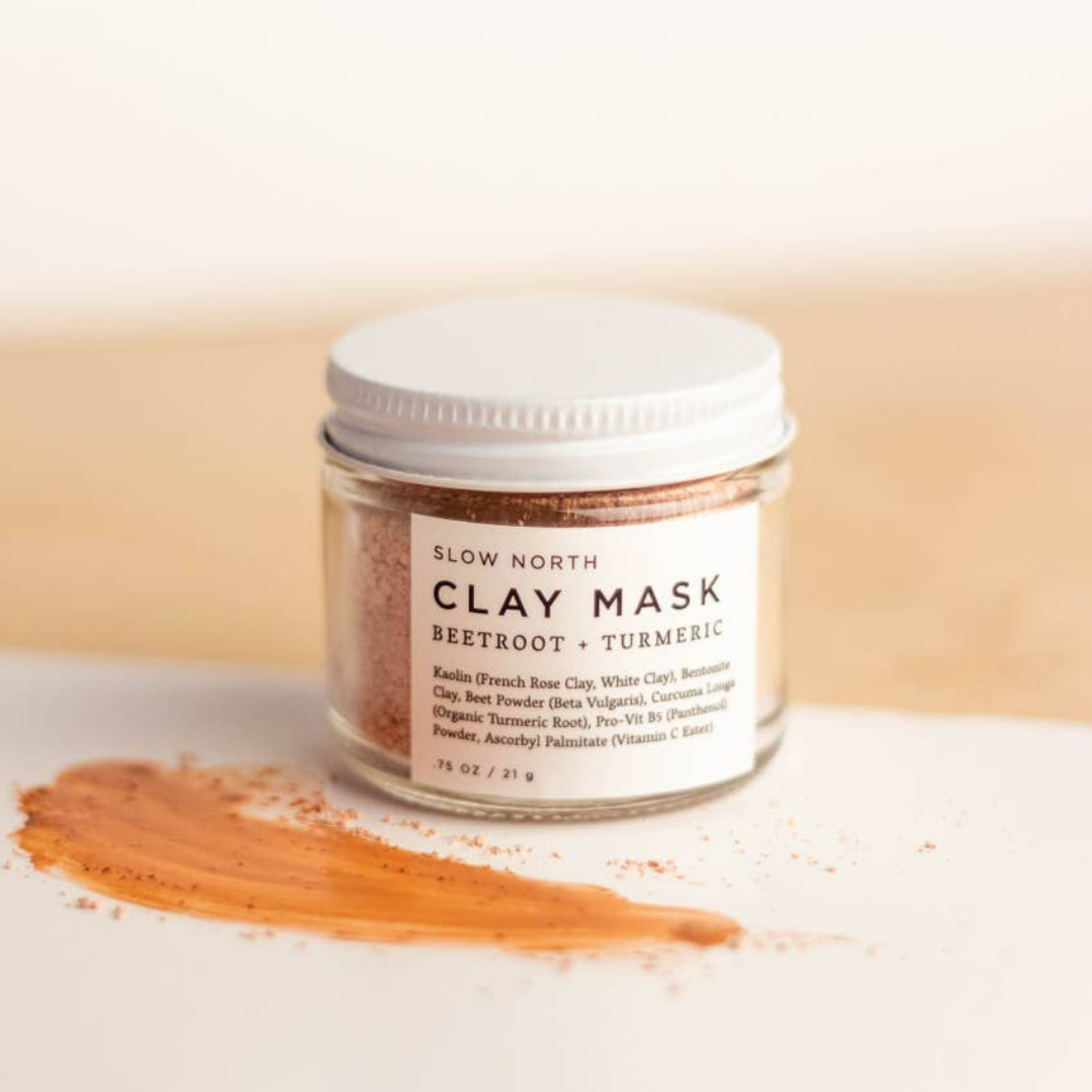 Beetroot and Turmeric Clay Mask