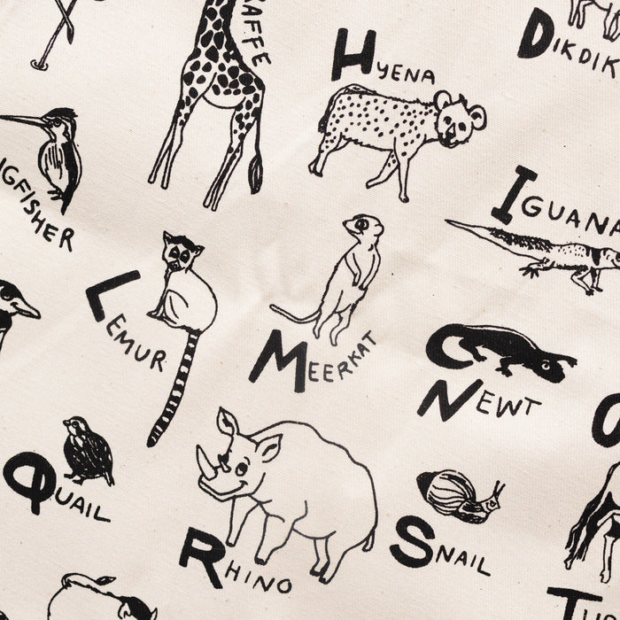 Animal Alphabet Canvas Banner Wall Hanging