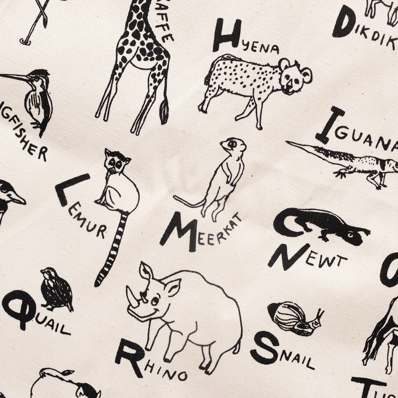 Animal Alphabet Canvas Banner Wall Hanging