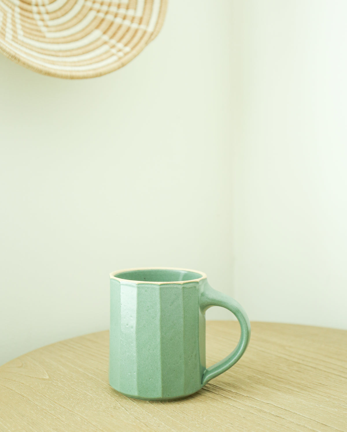 Faceted Mug in Agave