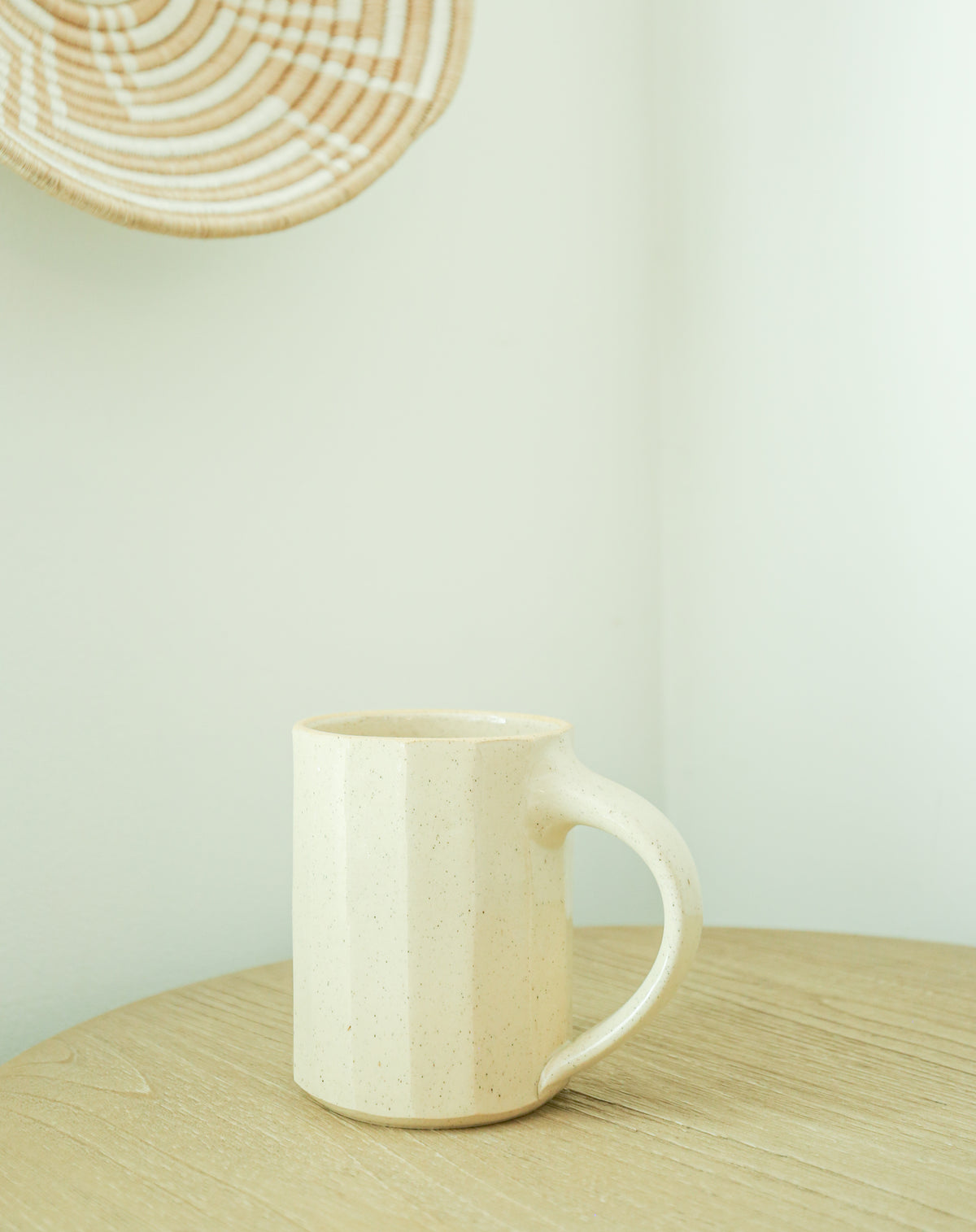 Faceted Mug in Sand