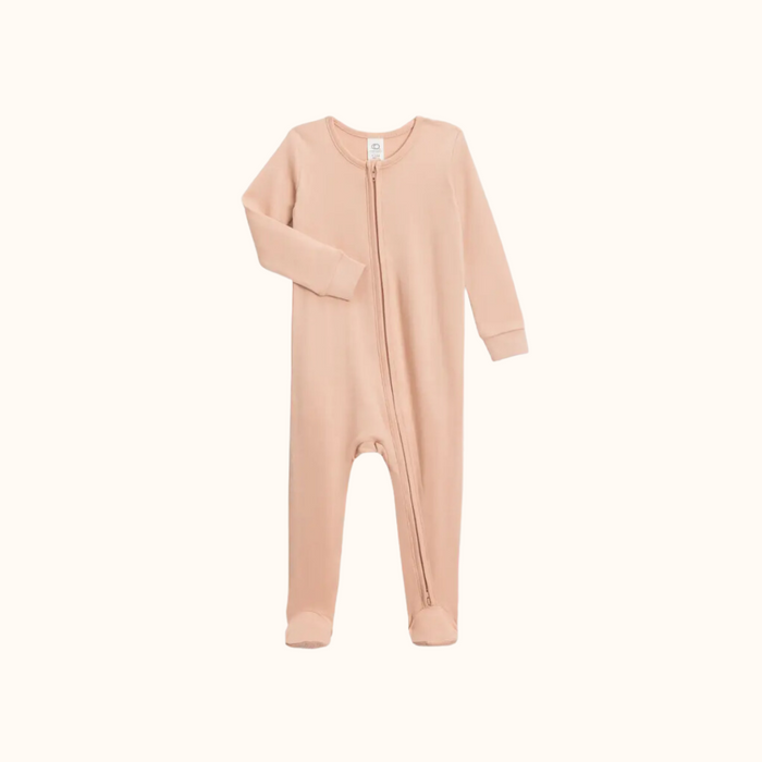 Peyton Zipper Sleeper in Blush