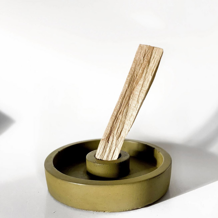 Concrete Palo Santo Holder